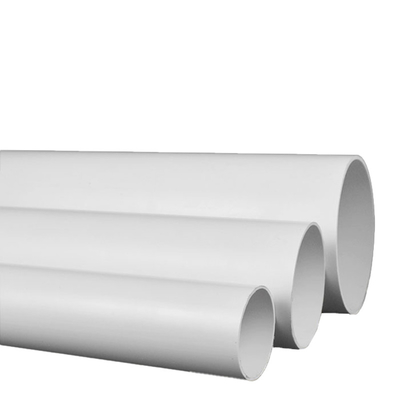 Différents diamètres adaptés aux besoins du client des tuyaux en plastique de conduits d'égout de tuyaux de drainage de PVC